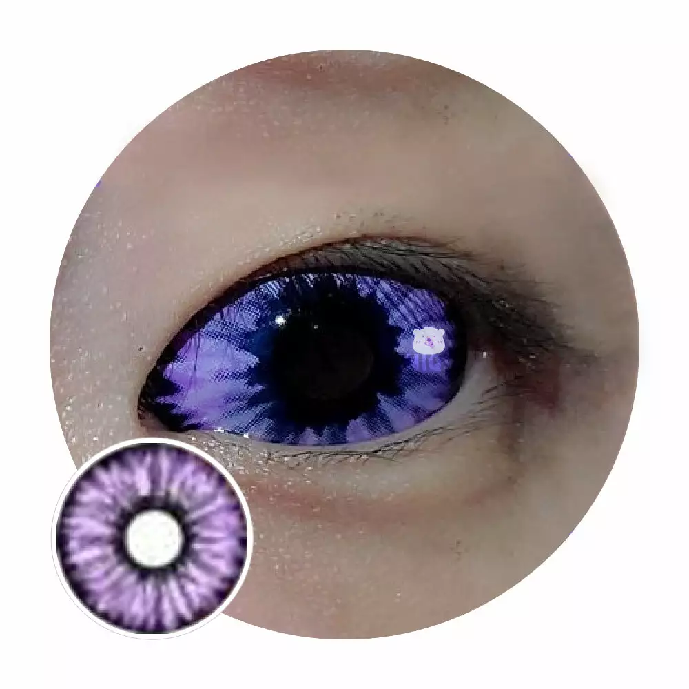 Cherie Contacts Sweety Violet Sclera - Elfe Violet 1 Cherie Contacts Sweety Violet Sclera - Elfe Violet