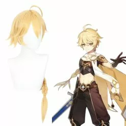 Anime Cosplay Perruque Cosplay - Genshin Impact Traveler Aether -Promos Anime Boutique CS 455G1