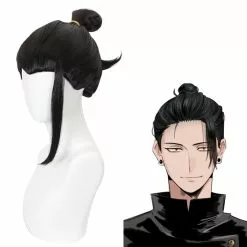 Anime Cosplay Perruque Cosplay - Jujutsu Kaisen - Geto Suguru -Promos Anime Boutique CS 458L1