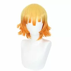 Anime Cosplay Perruque Cosplay - Demon Slayer Agatsuma Zenitsu (Orange Foncé) -Promos Anime Boutique CS 461A4