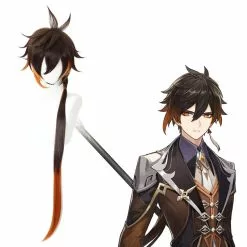 Anime Cosplay Perruque Cosplay - Genshin Impact Zhongli