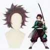 Anime Cosplay Perruque Cosplay - Demon Slayer Kamado Tanjiro