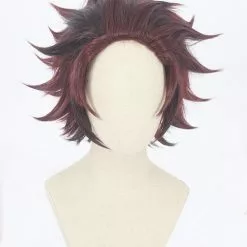 Anime Cosplay Perruque Cosplay - Demon Slayer Kamado Tanjiro -Promos Anime Boutique CS 471C b