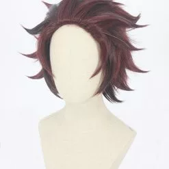 Anime Cosplay Perruque Cosplay - Demon Slayer Kamado Tanjiro -Promos Anime Boutique CS 471C d