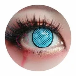 Cherie Sweety Crazy Cyan Mesh / Écran Bleu Avec Bordure Noire