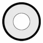 Couleurvue Colorvue Crazy White Zombie - Jetable 1 Jour