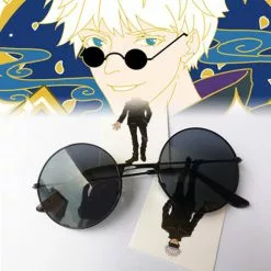 UNIQSO Lunettes Et Masque Pour Les Yeux Jujutsu Kaisen Gojo Satoru