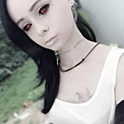 Fantasmagorique Phantasee Rouge Noir Sclera Contacts Tokyo Ghoul - Red Ghoul/Gremlin -Promos Anime Boutique Phantasee Sclera Gremlin ichigochii a