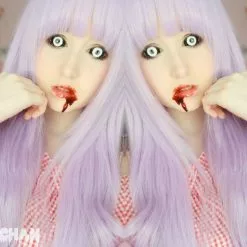 Fantasmagorique Phantasee Blanc Noir Sclera Contacts Medusa -Promos Anime Boutique Phantasee Sclera Medusa fetsu chan b