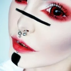 Fantasmagorique Phantasee Rouge Noir Sclera Contacts Sunpyre -Promos Anime Boutique Phantasee Sclera Sunpyre roseshock c