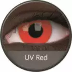 Fantasmagorique Phantasee UV Glow Crazy Lens Rouge