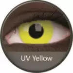 Fantasmagorique Phantasee UV Glow Crazy Lens Jaune