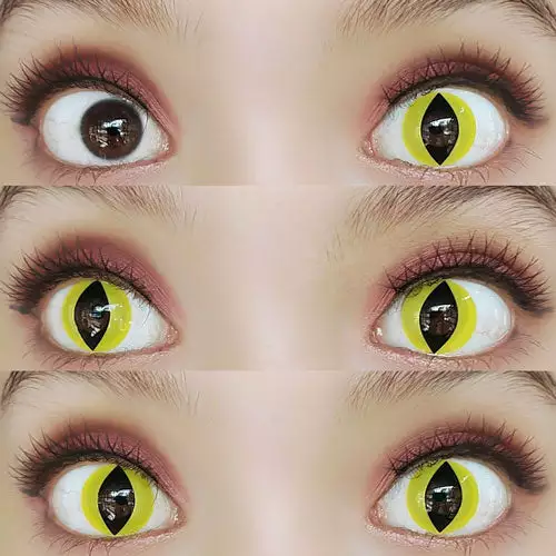Cherie Sweety Crazy Cat Eye Jaune 2 Cherie Sweety Crazy Cat Eye Jaune – Image 2