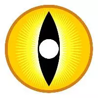 Cherie Sweety Sclera Contacts Jaune Sauron