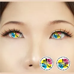 Cherie Demon Slayer Douma Eye Contacts - Édition Limitée