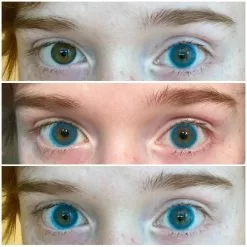 Oeil Occidental Western Eye Solotica Bleu -Promos Anime Boutique Uniqso Solotica Blue Front