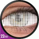 Fantasmagorique Phantasee Sclera Contacts Rockslide / Full White Mesh / White Screen