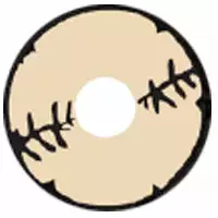 Cherie Sweety Sclera Contacts Blanc Cousu