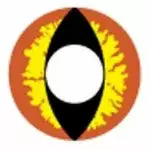 Fantasmagorique Phantasee Mini Sclera Lens Smaug's Eye