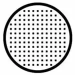 Cherie Sweety Crazy écran Blanc/maille Avec Bordure Noire