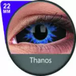 Fantasmagorique Phantasee Bleu Noir Sclera Contacts Thanos